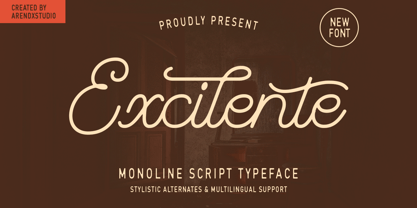 Excilente Font Poster 1
