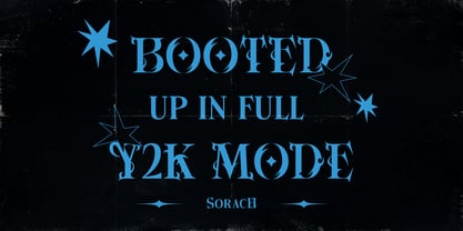 Sorach Font Poster 2