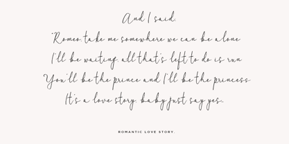 Albino Lovebird Font Font Poster 2