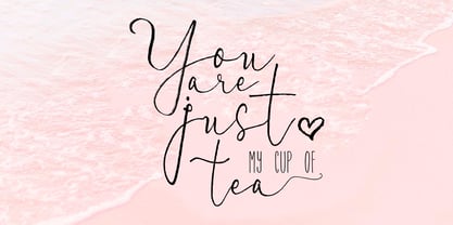 Albino Lovebird Font Font Poster 4