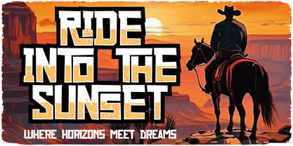 Wicked West Font Poster 2