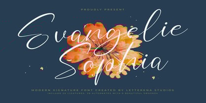 Evangelie Sophia Font Poster 1