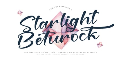 Starlight Beturock Font Poster 1