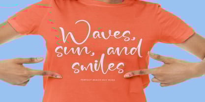 Magnolia Agapanthus Font Poster 4