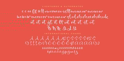 Magnolia Agapanthus Font Poster 14