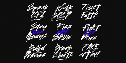 Soge Brush Font Poster 10