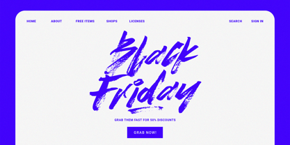 Soge Brush Font Poster 8