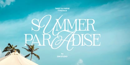 Twist Glimpse Font Poster 5