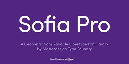 Sofia Pro Font Poster 1