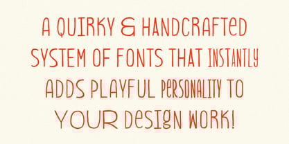 TC Quirkline Font Poster 7