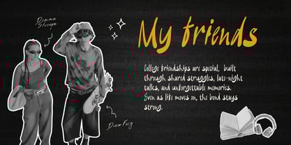 Ryosha Slant Font Poster 9