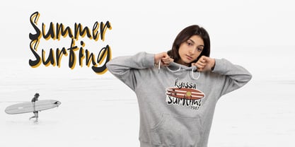 Ryosha Slant Font Poster 12