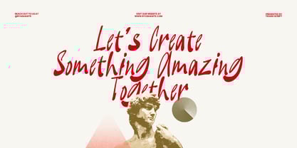 Ryosha Slant Font Poster 6