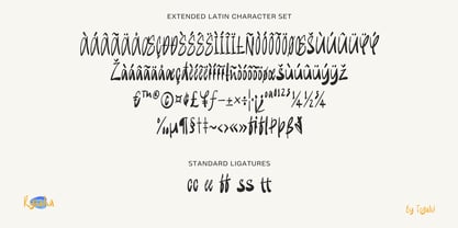 Ryosha Slant Font Poster 15