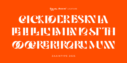 Roman Avenue Font Poster 9