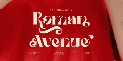 Roman Avenue Font Poster 1
