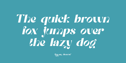 Roman Avenue Font Poster 12