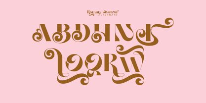 Roman Avenue Font Poster 10