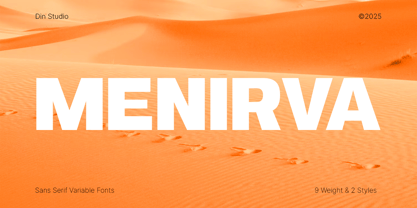Menirva Font Poster 1