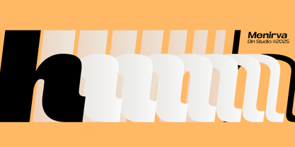 Menirva Font Poster 9