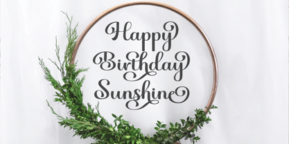 Hello Samantha Italic Font Poster 5