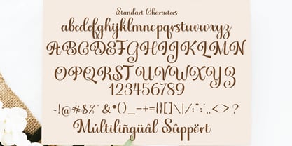 Hello Samantha Italic Font Poster 8