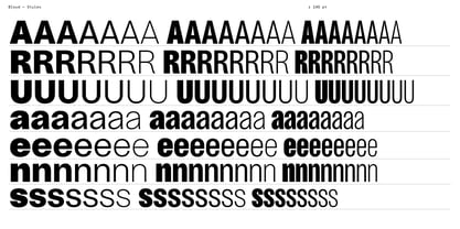 Bloyd Variable Font Poster 4