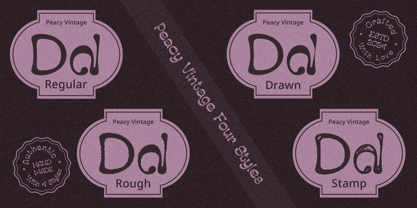 Peacy Font Poster 11