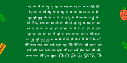 Practice Snack Font Poster 14