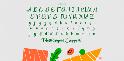 Practice Snack Font Poster 15