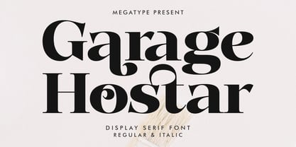 Garage Hostar Font Poster 1