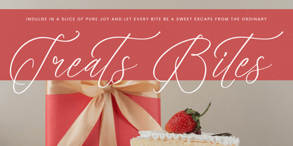 Magnolia Florale Font Poster 3