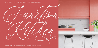 Magnolia Florale Font Poster 6