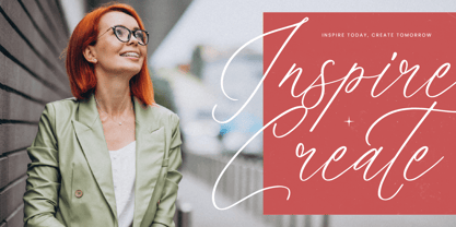 Magnolia Florale Font Poster 2