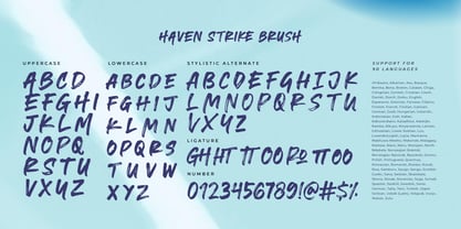 Haven Strike Font Poster 13