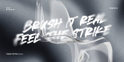 Haven Strike Font Poster 2