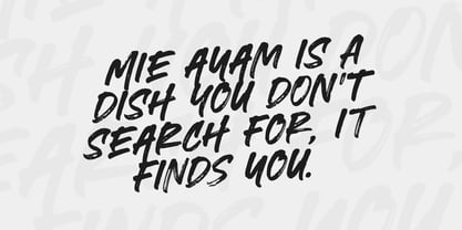 Haven Strike Font Poster 3