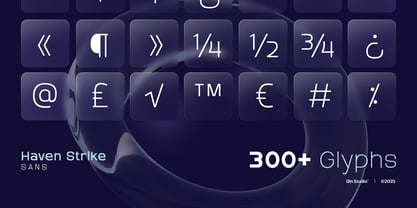 Haven Strike Font Poster 10