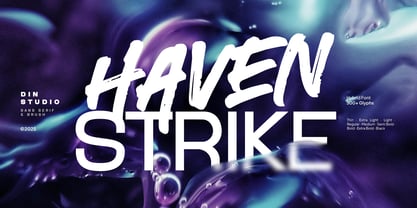 Haven Strike Font Poster 1