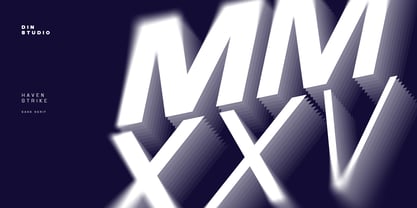 Haven Strike Font Poster 6