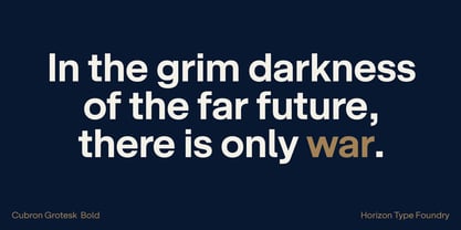 Cubron Grotesk Font Poster 15