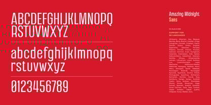 Amazing Midnight Font Poster 13