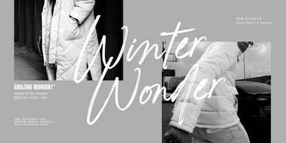 Amazing Midnight Font Poster 7