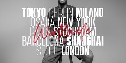 Amazing Midnight Font Poster 2