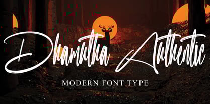 Dhamutha Authentic Font Poster 1