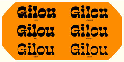 Gilou Font Poster 2