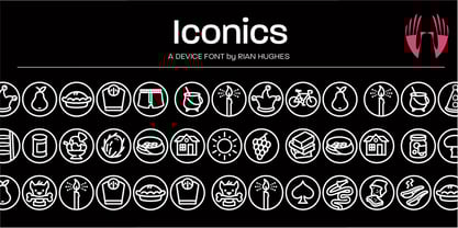 Iconics Font Poster 4