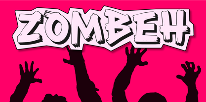 Zombeh Font Poster 1