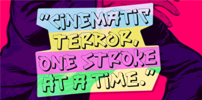 Zombeh Font Poster 2