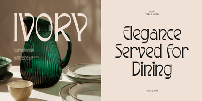 Exotisal Font Poster 2